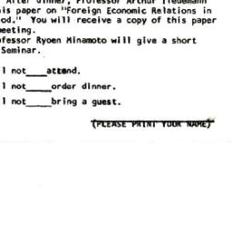 Announcements, 1967-02-10. ...