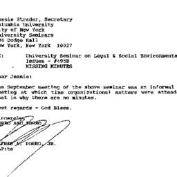 Correspondence, 1992-11-27....