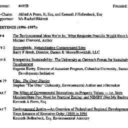 Schedules, Legal, Economic,...