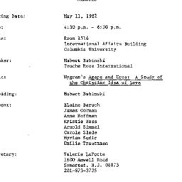 Minutes, 1982-05-11. The Pe...