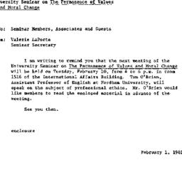 Announcements, 1981-02-10. ...