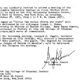 Announcements, 1973-10-15. ...