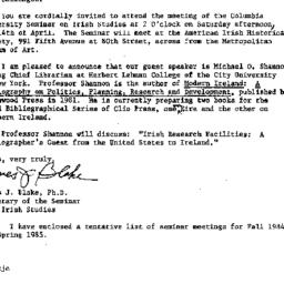 Announcements, 1984-04-04. ...