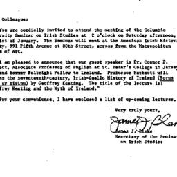 Announcements, 1984-01-12. ...