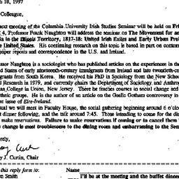 Announcements, 1997-03-10. ...