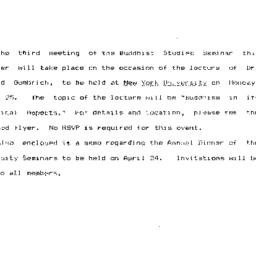 Announcements, 1991-03-25. ...