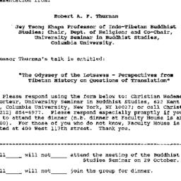 Announcements, 1992-10-29. ...