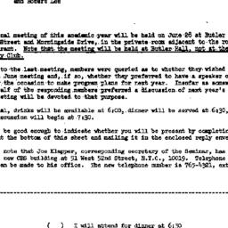 Announcements, 1965-06-17. ...