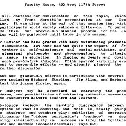 Announcements, 1987-01-20. ...