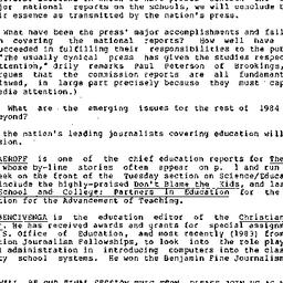 Announcements, 1985-05-29. ...