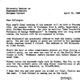 Announcements, 1984-04-24. ...