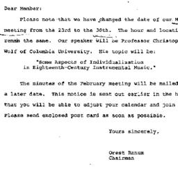 Announcements, 1972-03-01. ...