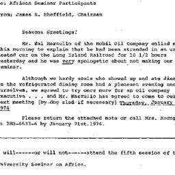 Announcements, 1973-12-18. ...