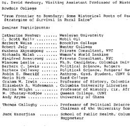 Minutes, 1985-01-22. Studie...