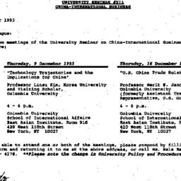 Announcements, 1993-11-17. ...