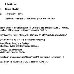 Correspondence, 1995-11-06....