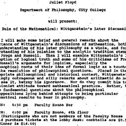 Announcements, 1990-11-27. ...