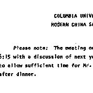 Announcements, 1964-05-20. ...