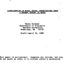 Speaker's paper, 1989-0...