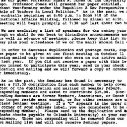 Announcements, 1979-09-12. ...
