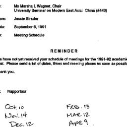 Correspondence, 1991-09-06....