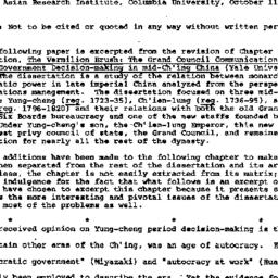 Speaker's paper, 1984-1...