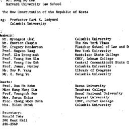 Minutes, 1973-01-19. Korea,...