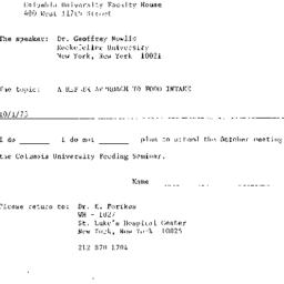 Announcements, 1975-10-23. ...