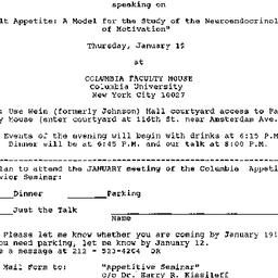 Announcements, 1995-01-19. ...