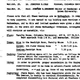 Announcements, 1990-08-16. ...