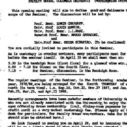 Announcements, 1988-04-06. ...
