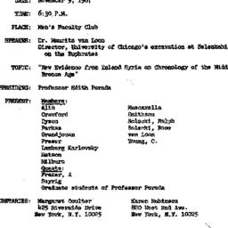 Minutes, 1967-11-09. The An...