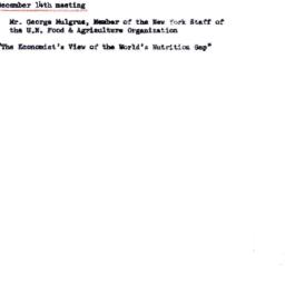 Announcements, 1964-12-14. ...