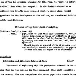 Minutes, 1957-10-09. Rural ...