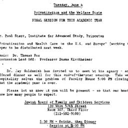 Announcements, 1985-06-04. ...