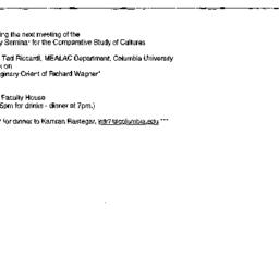 Announcements, 2000-02-28. ...