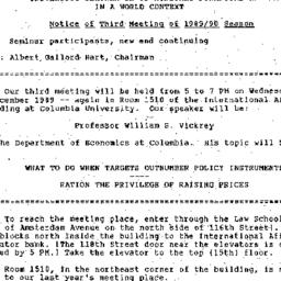 Announcements, 1989-12-06. ...