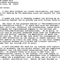 Correspondence, 1983-09-08....