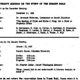 Announcements, 1994-12-21. ...