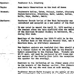 Minutes, 1969-10-15. The St...
