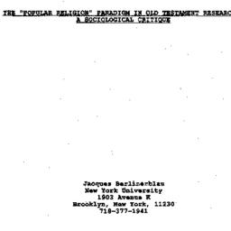 Speaker's paper, 1992-0...
