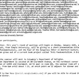 Announcements, 2009-01-26. ...