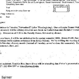 Announcements, 2007-11-27. ...