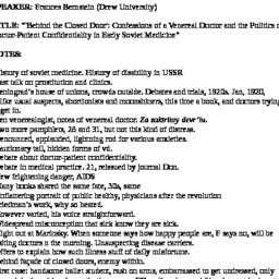 Minutes, 2008-02-01. Slavic...