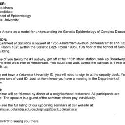 Announcements, 2008-10-23. ...