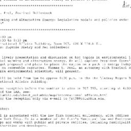 Announcements, 2009-04-01. ...