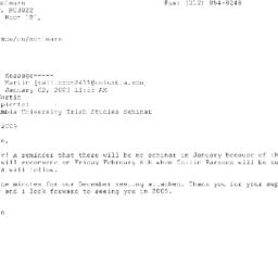 Correspondence, 2009-01-02....