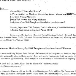 Announcements, 2007-09-23. ...
