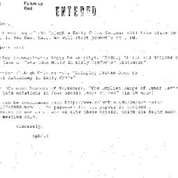 Announcements, 2008-02-09. ...