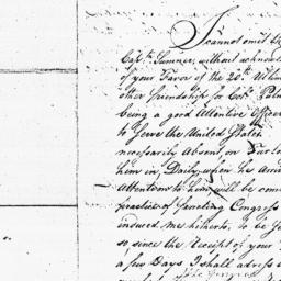 [Document, 1779 March 25]